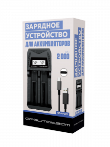 Зарядное устройство для аккумуляторов универсальное на 2 слота Орбита OT-APZ19